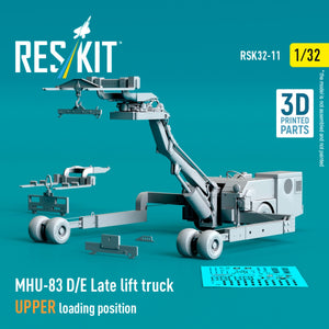 RESKIT RSK32-0011 MHU-83 D/E Late lift truck UPPER loading position (3D Printed model kit) 1/32 – image 3