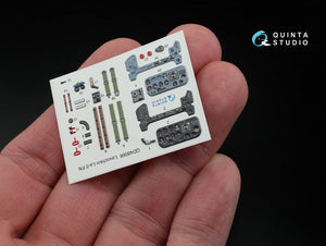 Quinta Studio QD48066 La-5FN 3D-Printed &amp;amp; colored Interior on decal paper (for Zvezda kit) 1/48 – image 2
