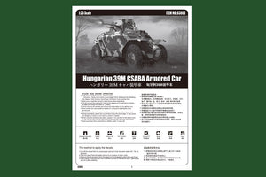 Hobby Boss 83866 Hungarian 39M CSABA Armored Car (1/35) – Bild 5