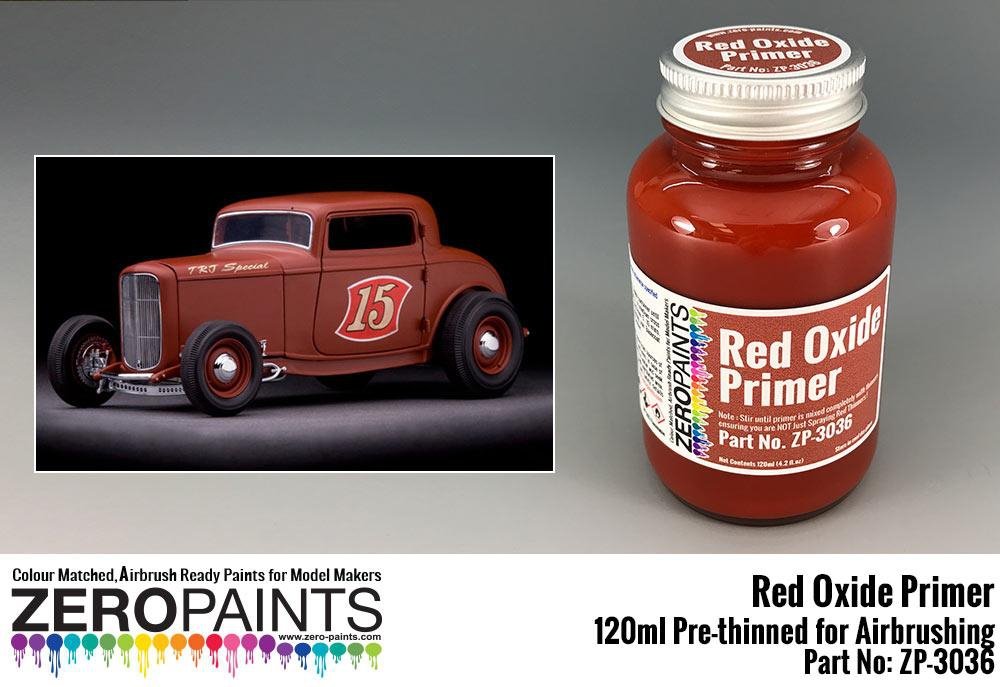 Zero Paints ZP-3036 Red Oxide Primer 120ml for Airbrushing – Bild 2