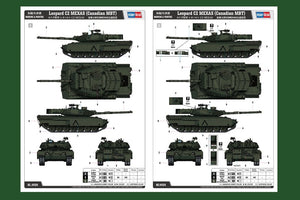 Hobby Boss 84504 Leopard C2 MEXAS (Canadian MBT) 1/35 – obrázek 3