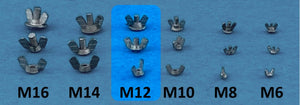 Point of no Return 1623004 M12 wing nuts 1/16 – image 2