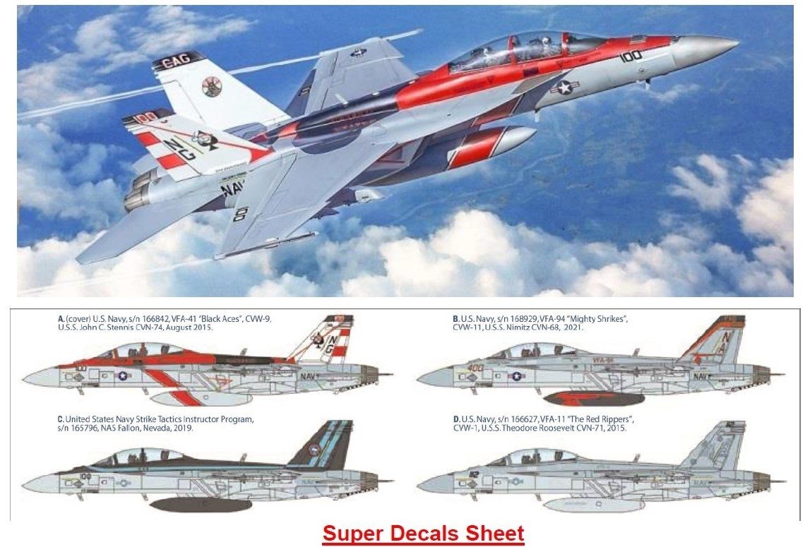 Italeri 2823 F/A-18F US Navy Special Colors 1/48 – obrázek 2