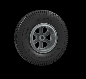 Panzer Art RE35-797 Sd.Kfz 8 Early front wheels (Continental) 1/35 – image 2