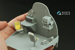 Quinta Studio QD32234 Boeing B-17E/F Radio operator&amp;#39;s compartment. 3D-Printed colored Interior on decal paper (HK models) 1/32 – image 10
