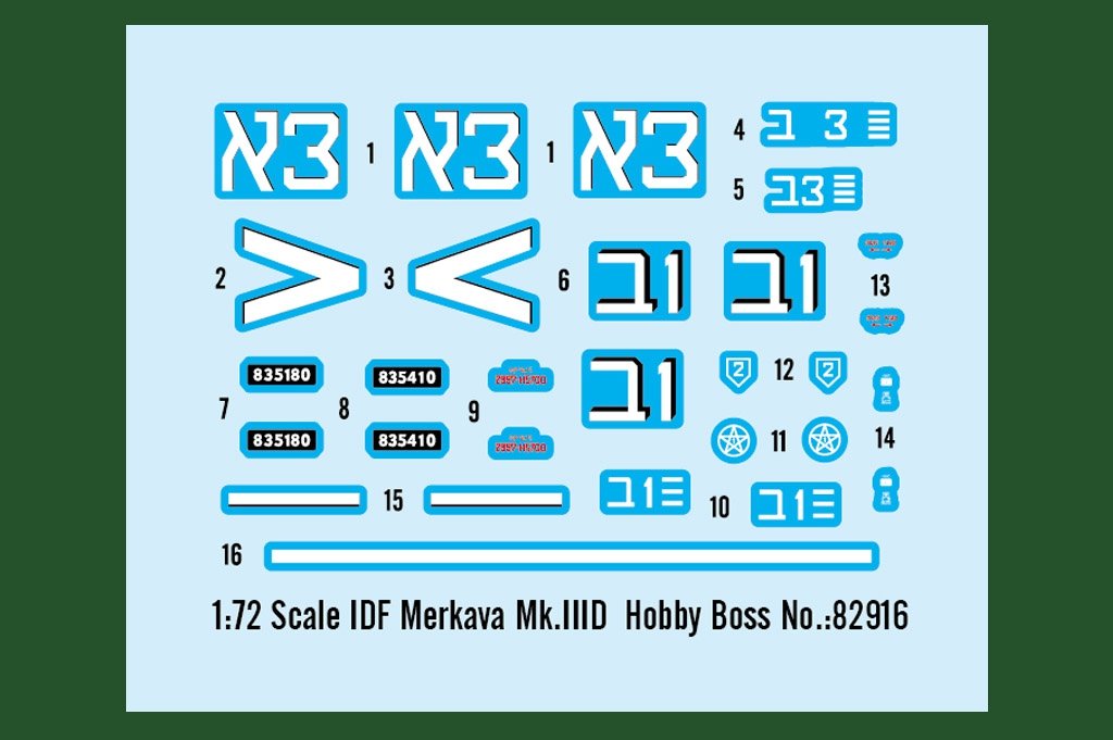 Hobby Boss 82916 IDF Merkava Mk.IIID 1/72 – immagine 2