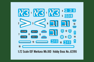 Hobby Boss 82916 IDF Merkava Mk.IIID 1/72 – immagine 2