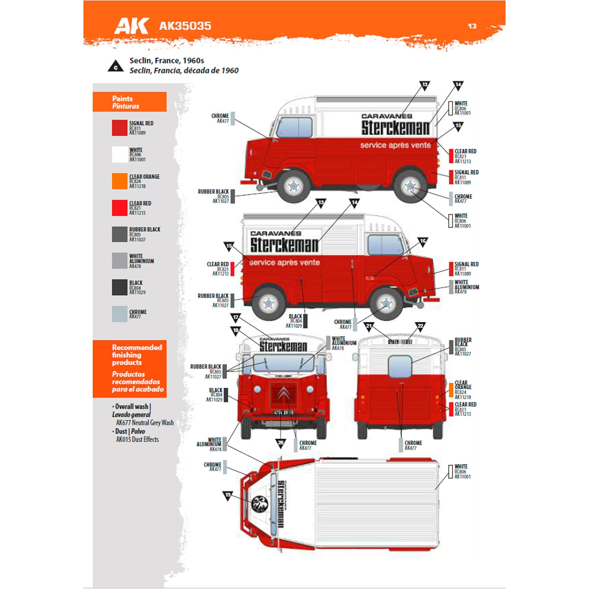 AK Interactive AK35035 Type HY Commercial Van 1/35