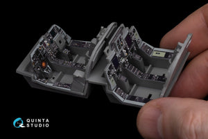 Quinta Studio QDS-48270 EA-6B Prowler (ICAP II) 3D-Printed &amp;amp; colored Interior on decal paper (Kinetic) (Small version) 1/48 – image 9