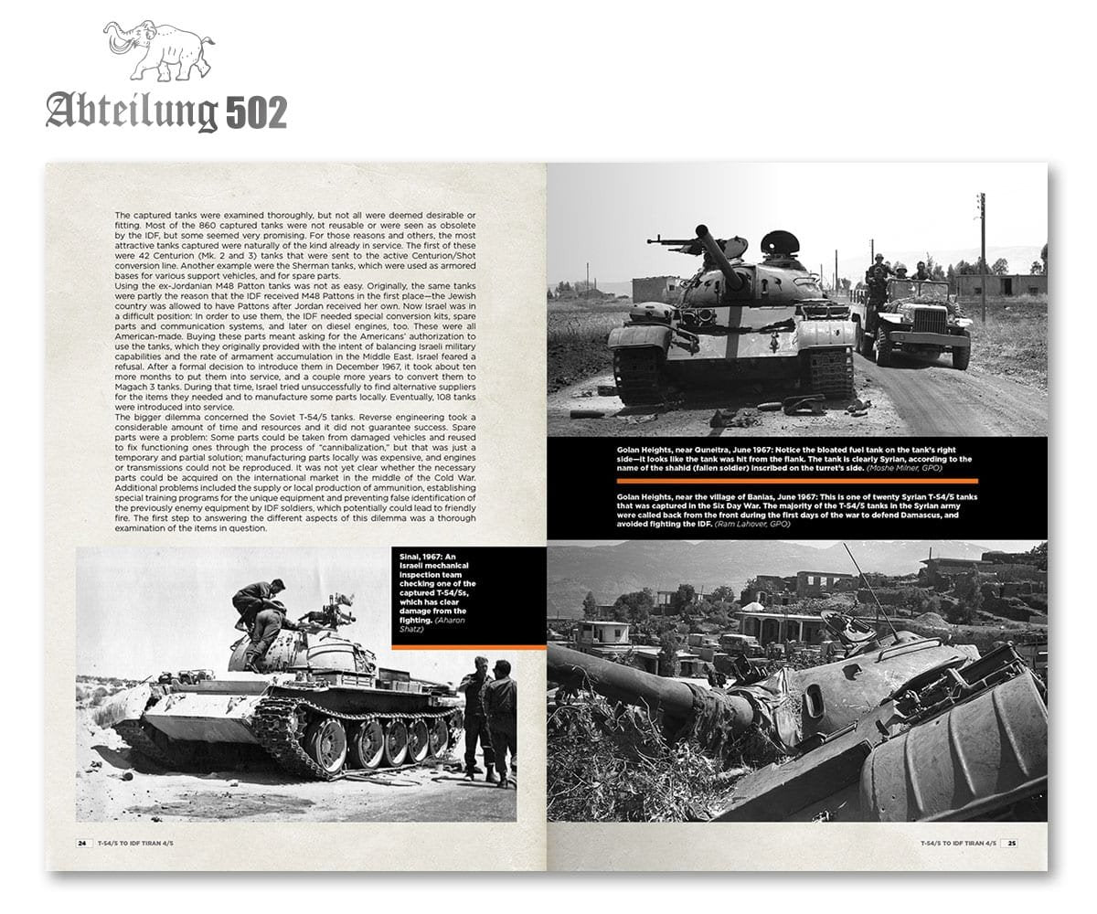 502 Abteilung ABT607 T-54/5 TO IDF TIRAN 4/5 THE BIRTH OF A BASTARD TANK – immagine 2