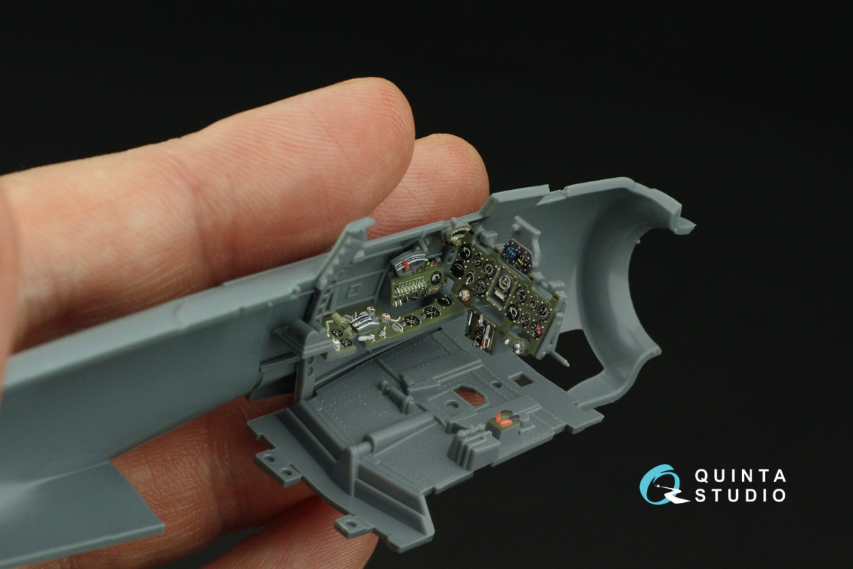 Quinta Studio QD48493 A6M2 Zero Nakajima Production 3D-Printed colored Interior on decal paper (Eduard) 1/48 – obrázek 8