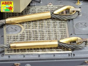 Aber 16030 Tow cables and track cables with brackets used on Tiger I, King Tiger and Panther (1/16) – imagen 4