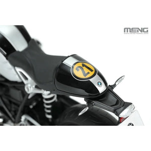 Meng Model MT-003u BMW R nineT Option 719 Black Storm Metallic Vintage Pre-colored Edition 1/9 – obrázek 5