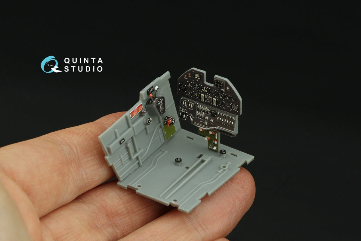 Quinta Studio QD32122 P-40E War Hawk 3D-Printed &amp;amp; coloured Interior on decal paper (Trumpeter) 1/32 – zdjęcie 8