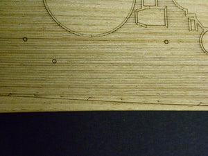 Pontos 35001WD1 IJN Yamato Wooden Deck set 1945 1/350 – Bild 2