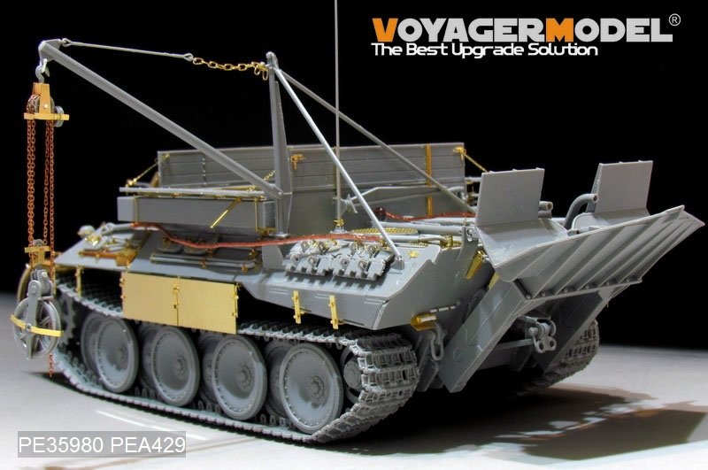 Voyager Model PE35980 WWII German Bergepanther Ausf.A (Late type,Panther G tool holders) Basic For TAKOM 2101 1/35 – image 5