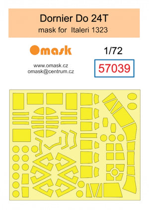 Omask 57039 Dornier Do 24 T mask (for Italeri 1323) 1/72