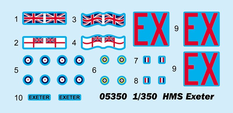 Trumpeter 05350 HMS Exeter 1/350 – Bild 3