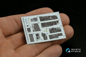 Quinta Studio QDS-48341 F-4G early 3D-Printed &amp;amp; coloured Interior on decal paper (Meng) (Small version) 1/48 – zdjęcie 6
