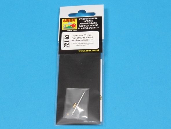 Aber 72L-52 German 75mm Pak 39/L/48 gun barrel for Jagdpanzer IV 1/72 – image 8