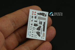 Quinta Studio QD48230 Fiat CR.42 3D-Printed &amp;amp; colored Interior on decal paper (Italeri) 1/48 – image 5