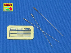 Aber R-27 German 1.4 m aerials (set of 3 pcs) (1/35)
