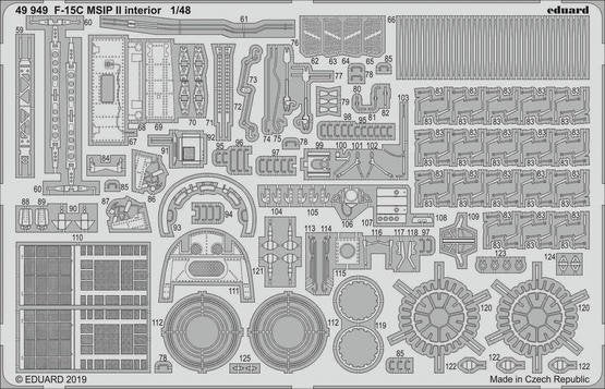 Eduard 49949 F-15C MSIP II interior 1/48 GREAT WALL HOBBY – image 2