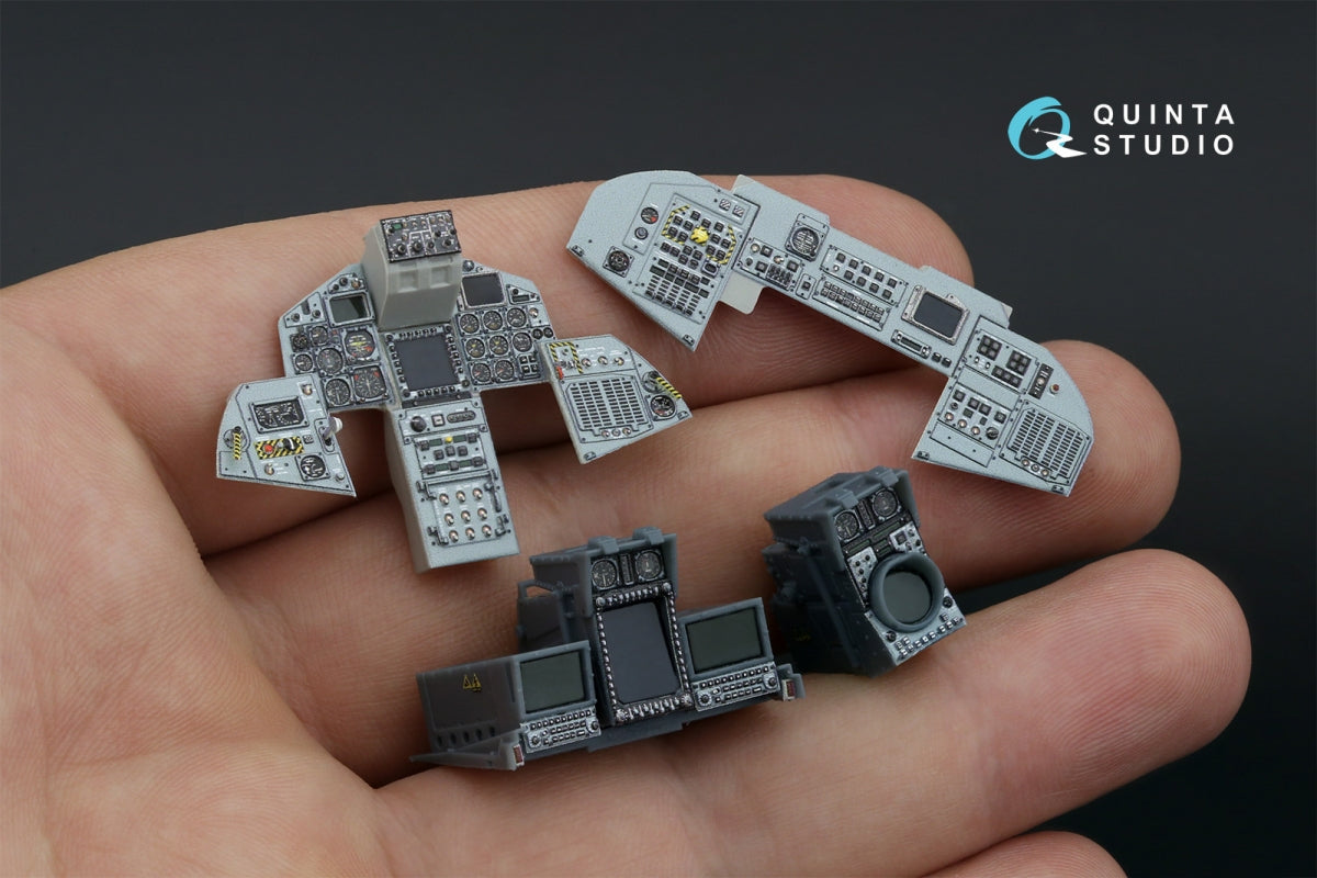 Quinta Studio QDS+32228 Tornado Gr.4 3D-Printed &amp;amp; colored Interior on decal paper (Italeri) (Small version) (with 3D-printed resin parts) 1/32 – image 12