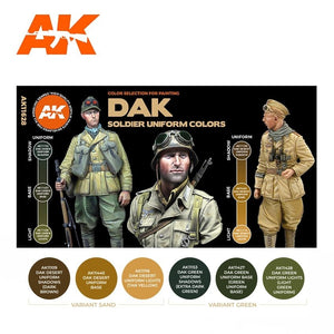 AK Interactive AK11628 DAK SOLDIERS UNIFORM COLORS – Bild 2