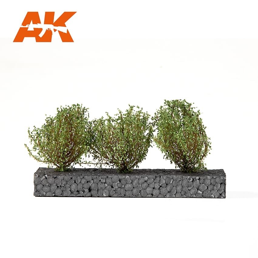 AK Interactive AK8215 DARK GREEN BUSHES 4-6CM 1/35 – image 2