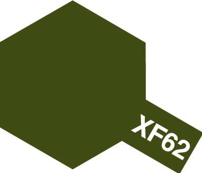 Tamiya 81762 XF62 Olive Drab Acrylic paint 10ml – imagen 3