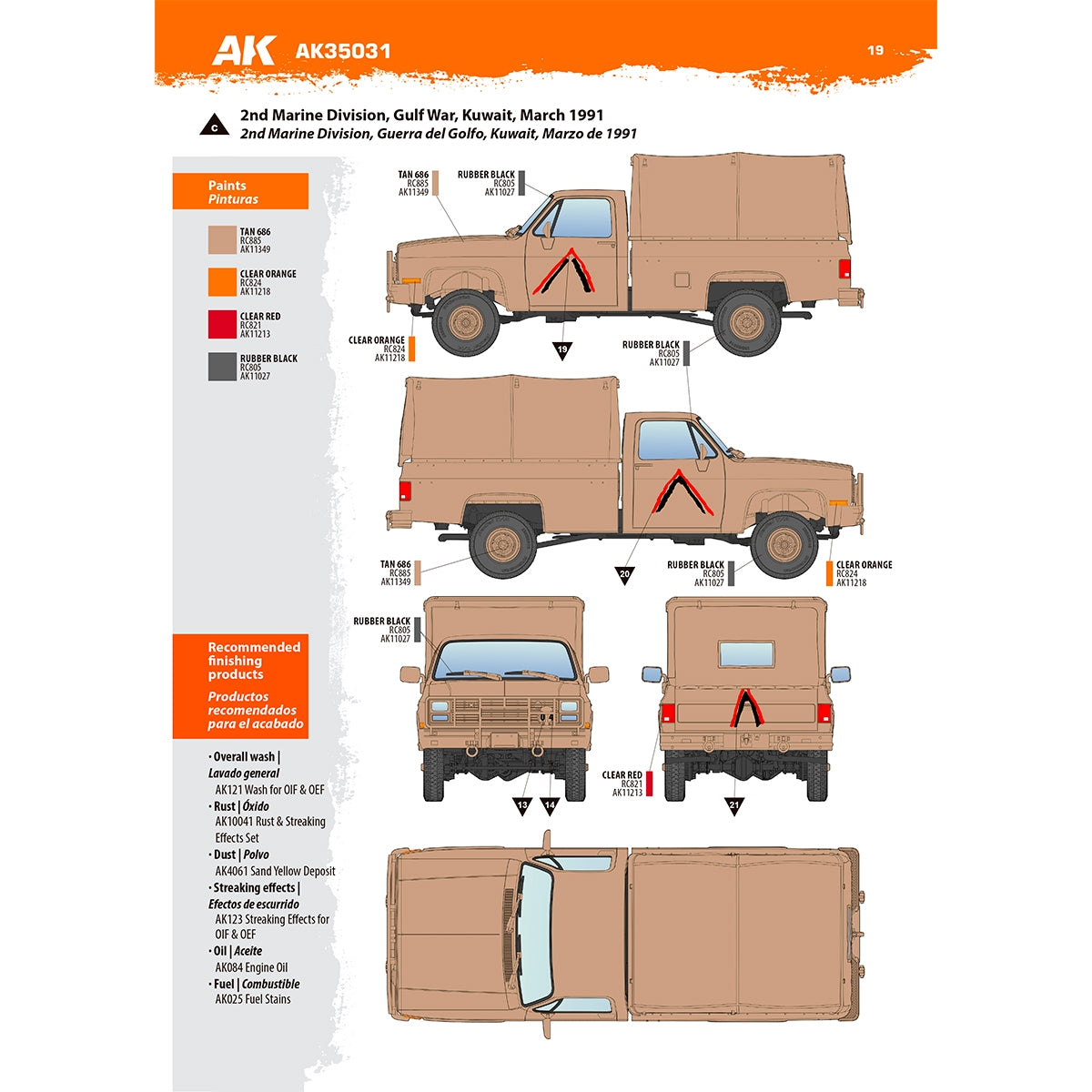 AK Interactive AK35031 M1008 TROOP CARRIER WITH TARP 1/35 – image 18