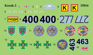ICM 35016 Kozak-2 Service national des gardes-frontières d&amp;#39;Ukraine 1/35 – image 12