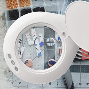 Lightcraft LC8070LED-EU LED Magnifier Lamp with Floor Stand – image 4