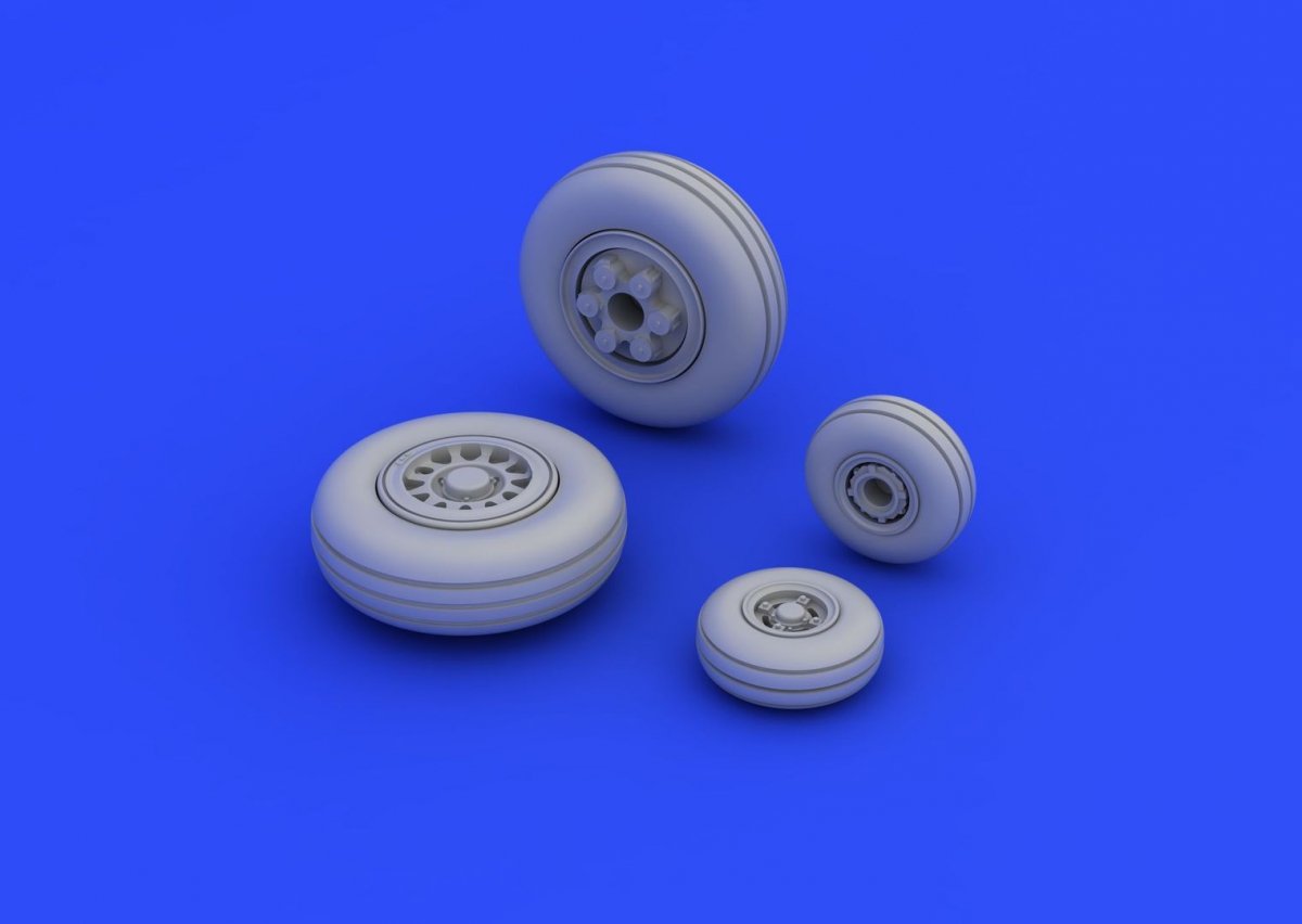 Eduard 672067 JAS-39 wheels 1/72 (REVELL) – Bild 5