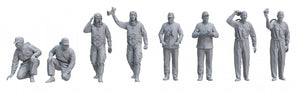 Border Model BR-006 IJN Carrier Crew Pilots &amp;amp; Officers x 8 resin figures 1/35 – image 2