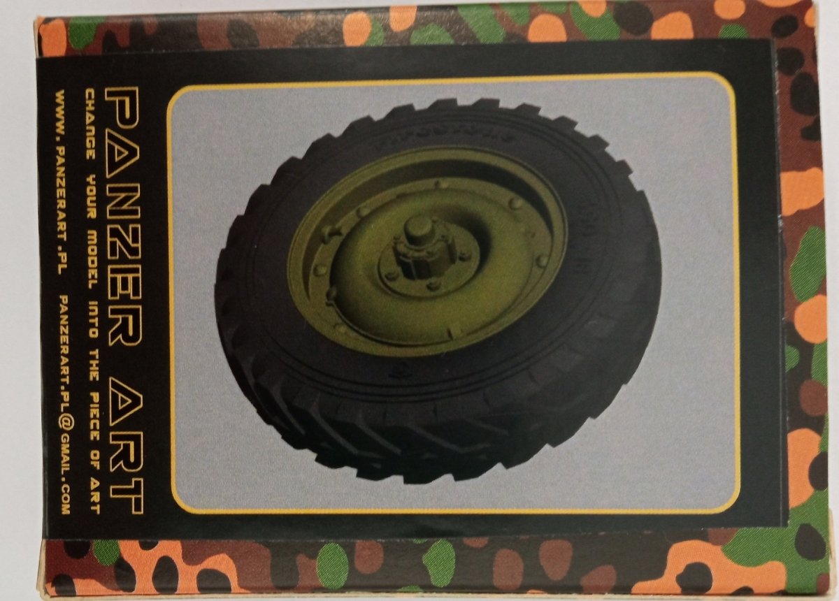 Roues de route Panzer Art RE35-677 Willys MB « Jeep » (Commercial n° 1) 1/35