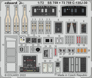 Eduard 73759 C-130J-30 interior ZVEZDA 1/72 – Bild 2
