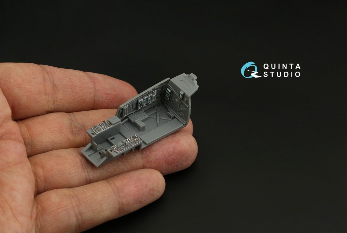 Quinta Studio QD72068 F-15C Late/F-15J Late 3D-Printed &amp;amp; colored Interior on decal paper (GWH) 1/72 – image 5