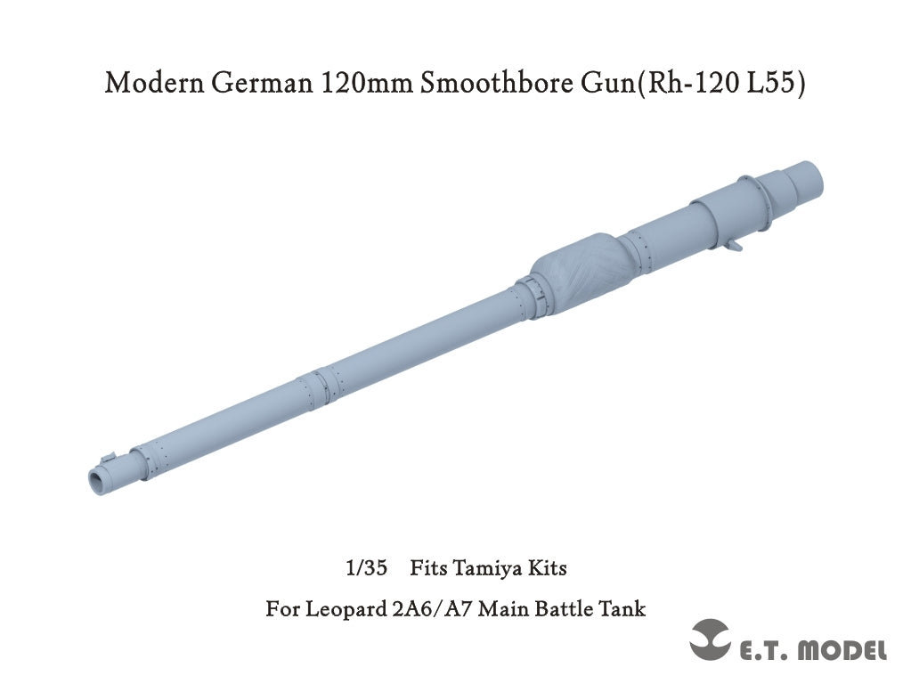 ET Model P35-344 Modern German Leopard2A6/A7 MBT 120mm Smoothbore Gun(Rh-120 L55) 1/35