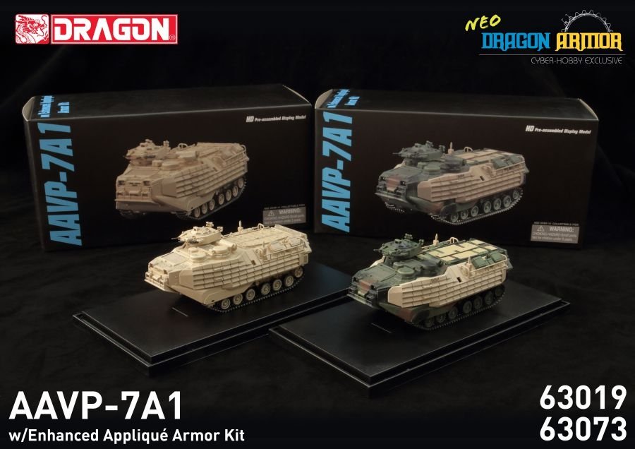 Dragon Armor 63019 AAVP-7A1 w/Enhanced Applique Armor Kit 1/72 – image 6