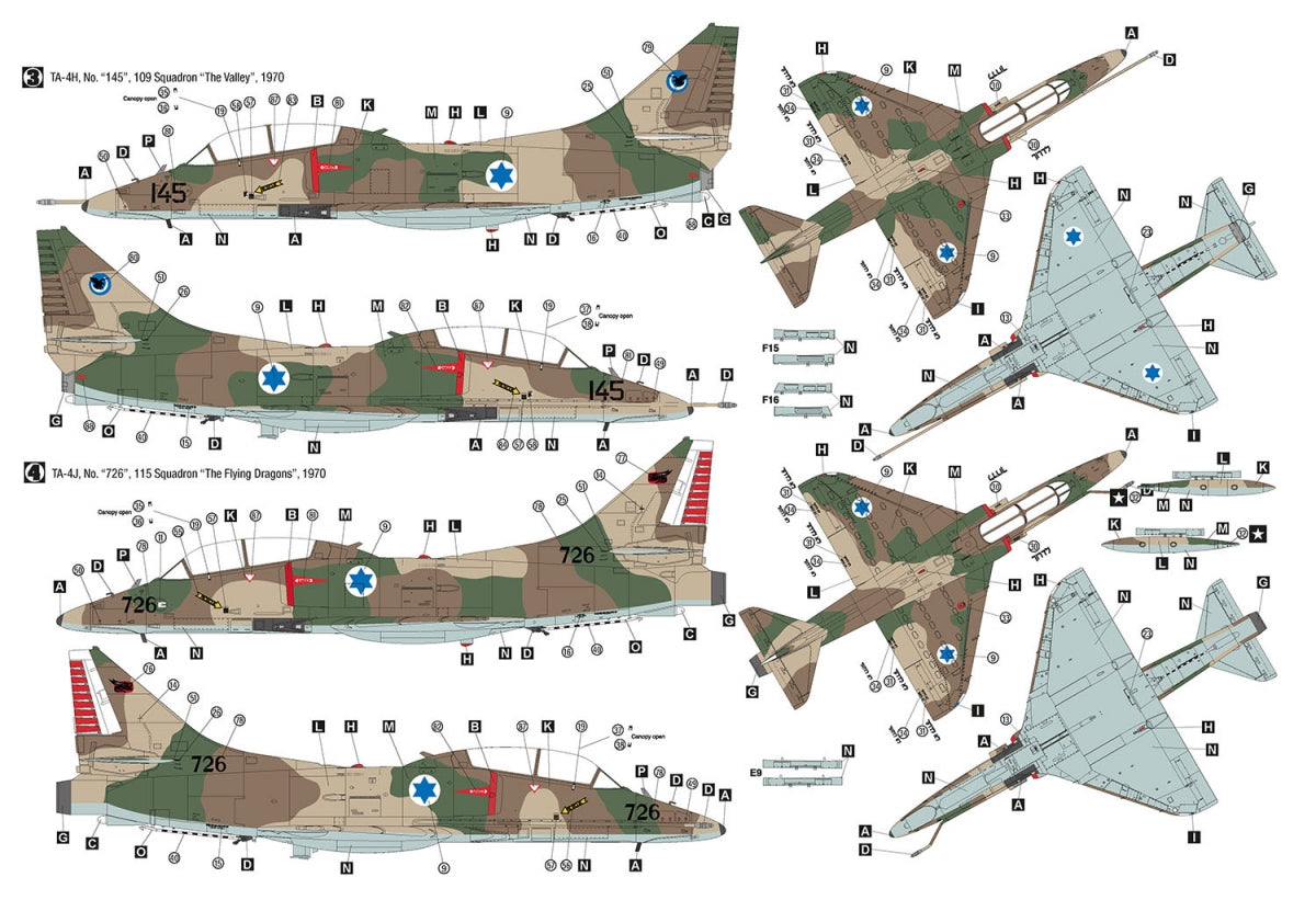 Hobby 2000 48035 Douglas TA-4H/J Skyhawk IAF ( HASEGAWA + CARTOGRAF + MASKS + 3D Print ) 1/48 – Bild 3
