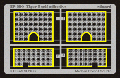 Eduard TP090 Tiger I SA 1/35 Tamiya