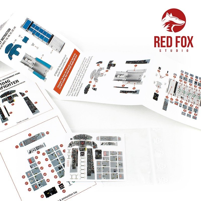 Red Fox Studio QS-32118 F-104G Starfighter (for Italeri kit) 1/32 – immagine 3