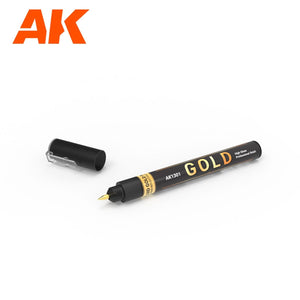 AK Interactive AK1300 METALLIC LIQUID MARKERS – 4 UNITS SET – zdjęcie 2