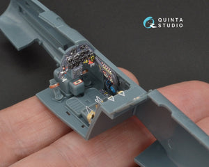 Quinta Studio QD48094 Bf 109G-6 3D-Printed &amp;amp; colored Interior on decal paper (for Eduard kit) 1/48 – image 6