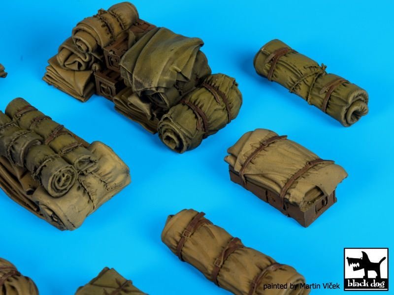 Black Dog T35141 Tentage+bedrols N 1/35 – immagine 3