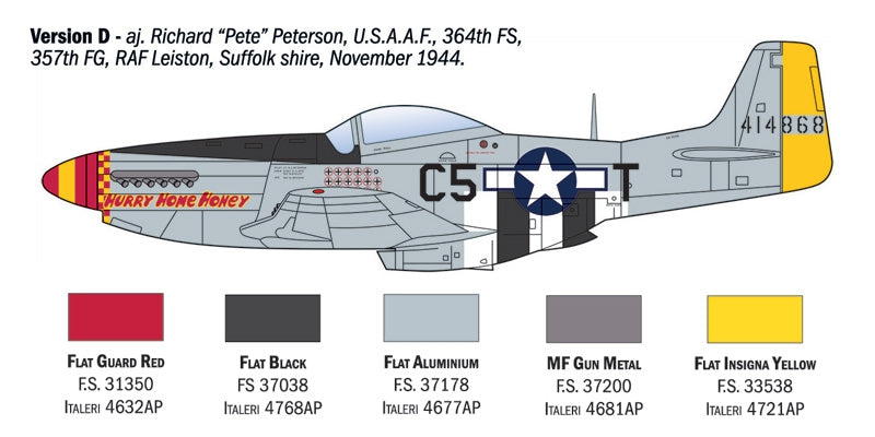 Italeri 1484 P-51D Mustang Aces 1/72 – image 6