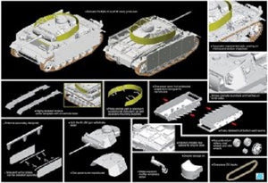 Dragon 7323 Pz.Kpfw.III Ausf.M w/Schurzen 1/72 – image 2