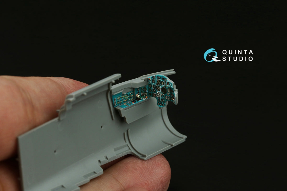 Quinta Studio QD72206 MiG-25PD 3D-Printed &amp; coloured Interior on decal paper (ICM) 1/72